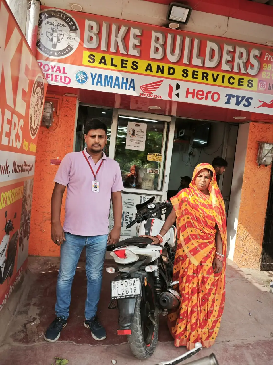 150-point inspected used motorcycle delivered to Bihar buyer